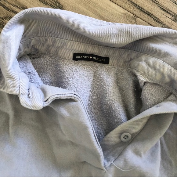Brandy Melville Oversized Polo Pullover - Picture 2 of 3